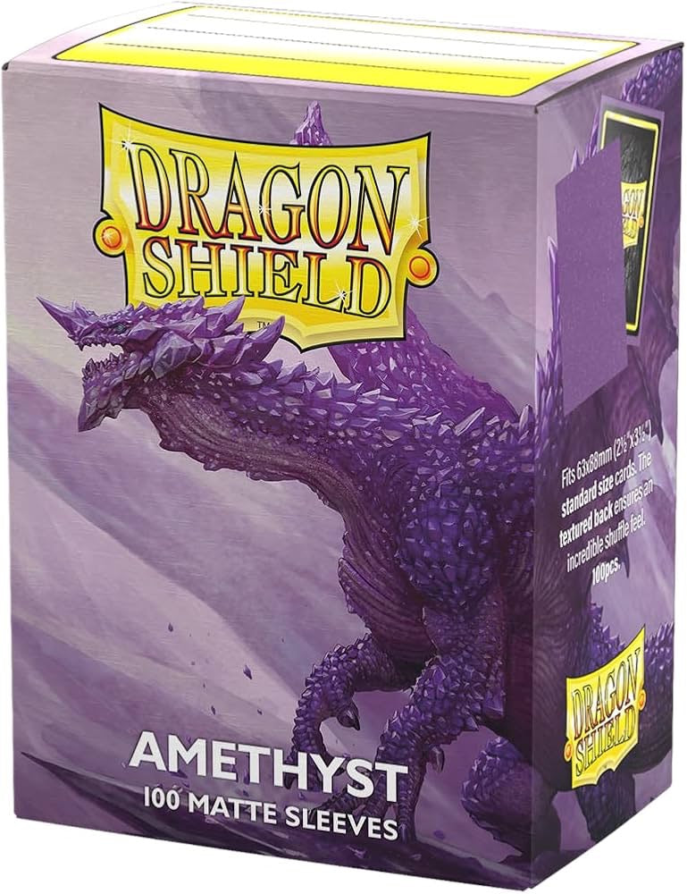 Dragon Shield Sleeves: Standard Matte - Amethyst 100CT