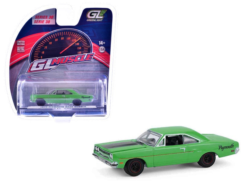 GreenLight: GL Muscle Series 30 1970 Plymouth Road Runner in Green