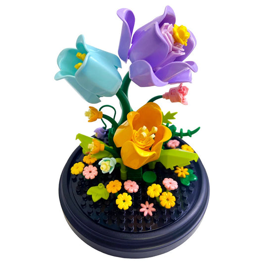 Botanical Blocks Wildflower Building Puzzle Display Dome