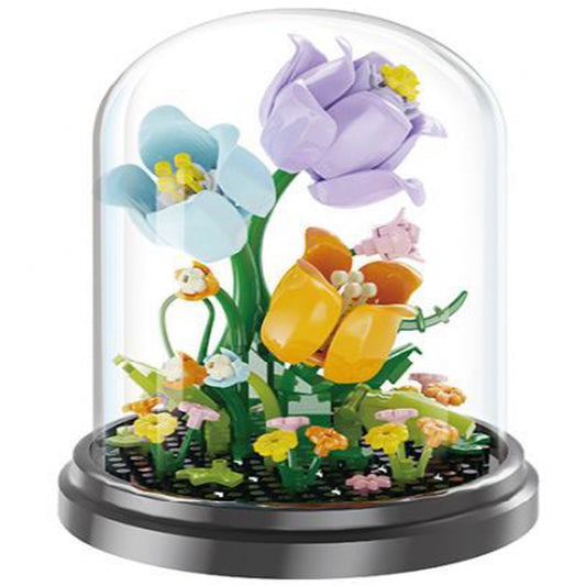 Botanical Blocks Wildflower Building Puzzle Display Dome