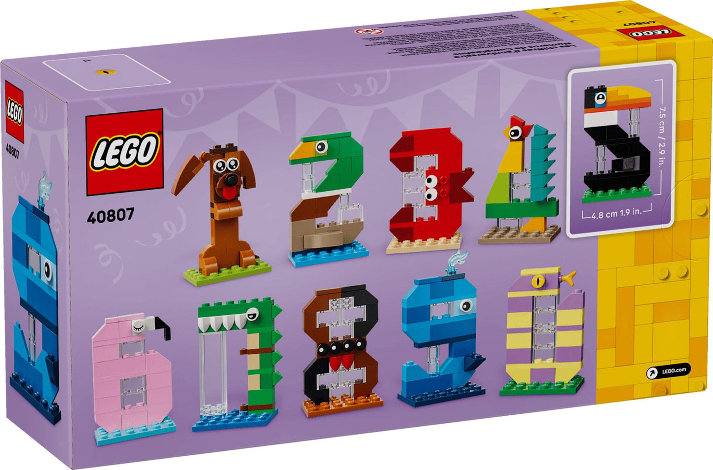 LEGO® Birthday Numbers 40807