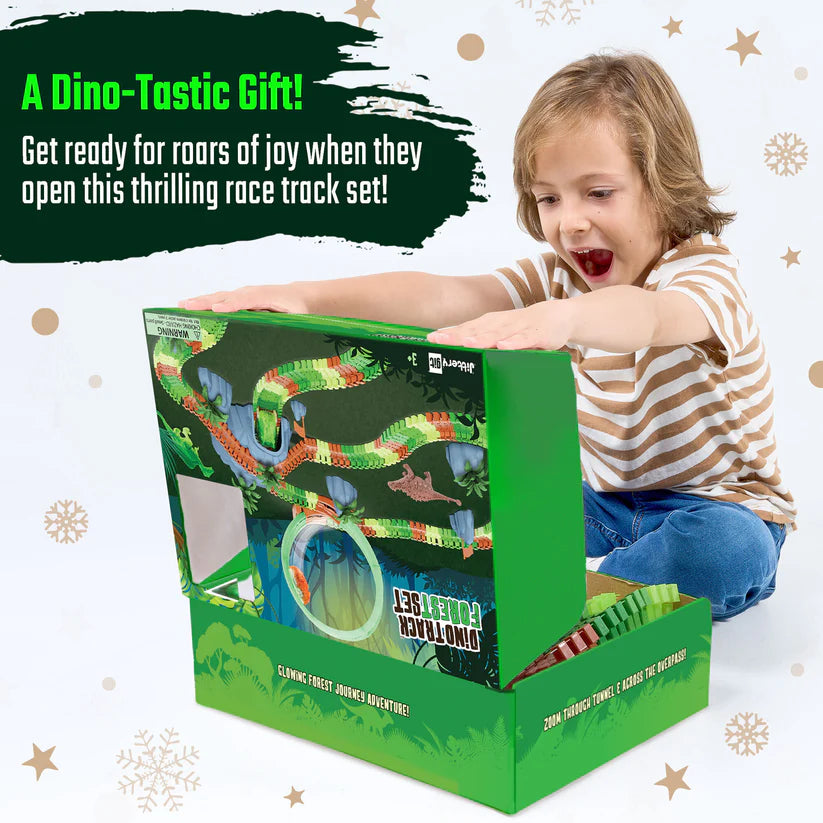 JitteryGit Dino Track Forest Set