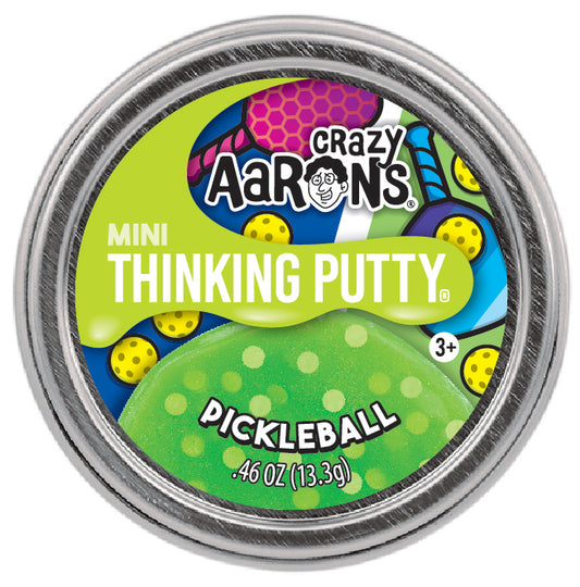 Crazy Aaron's Mini Pickleball - 2" Thinking Putty Tin