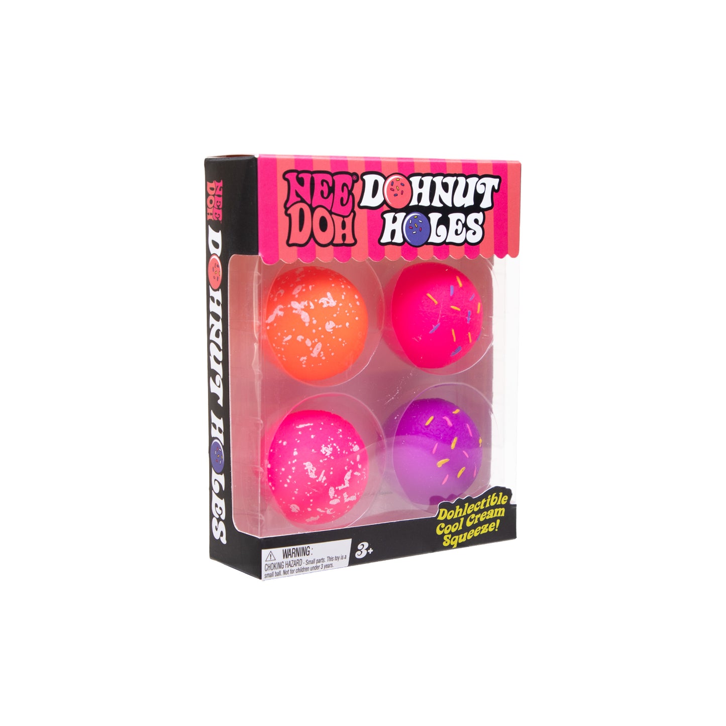 Schylling NeeDoh Dohnut Hole 4-Pack – Assorted Colors