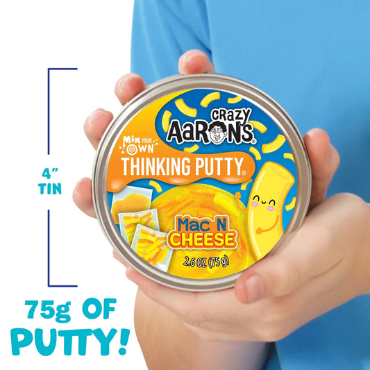 Crazy Aaron's Mac & Cheese - Mix It Full Size 4" Thinking Putty
