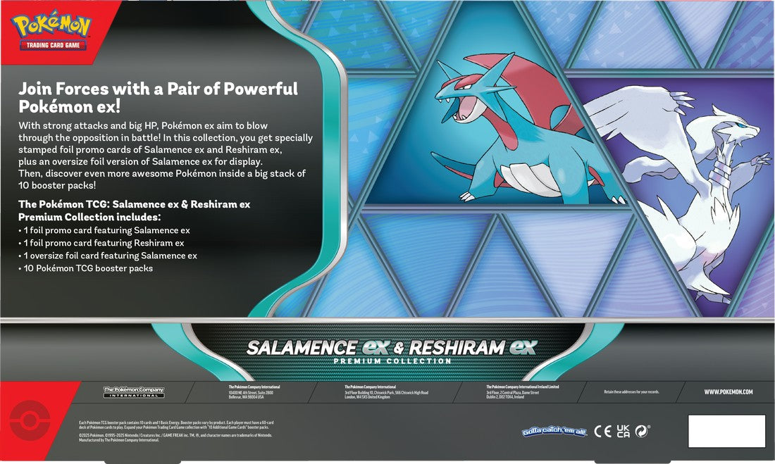 Pokemon TCG: Salamence ex & Reshiram ex Premium Collection