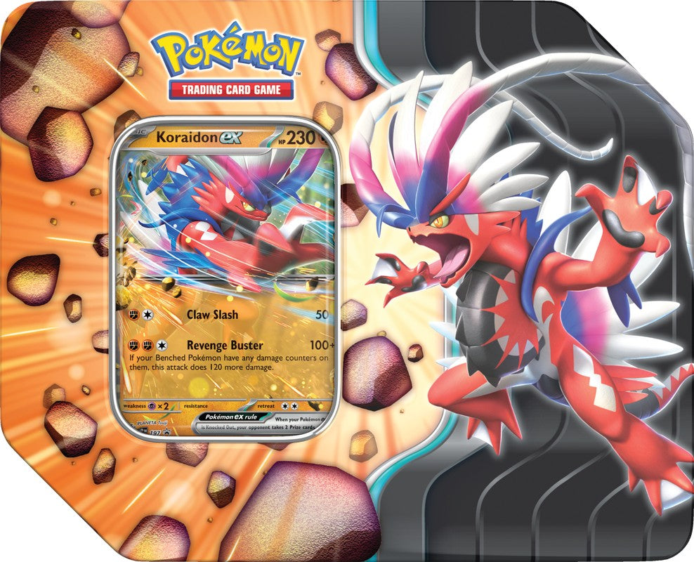 Pokemon TCG: Slashing Legends Tin - Koraidon ex