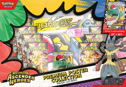 Pokemon TCG: Ascended Heroes Premium Poster Collection