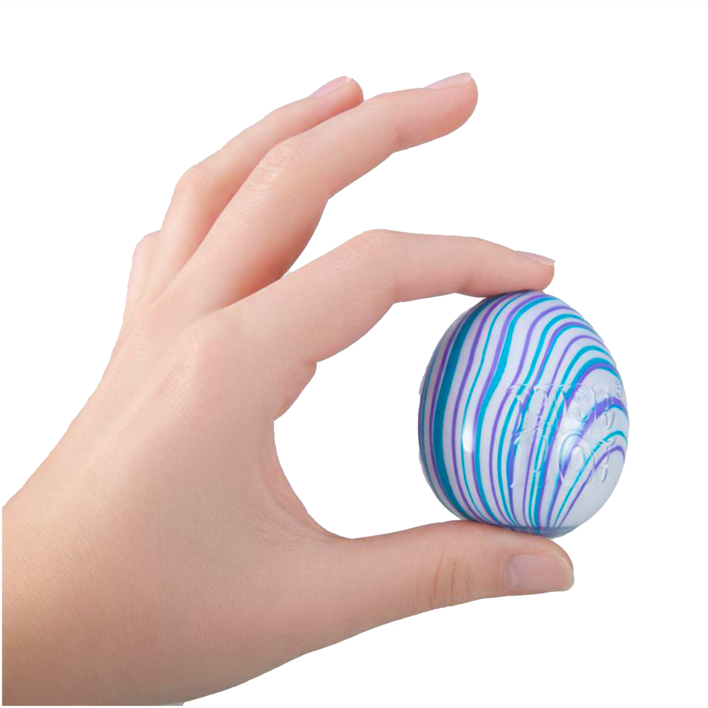 Schylling Needoh Swirlie Egg Squishy Fidget Toy Multicolor 1ct