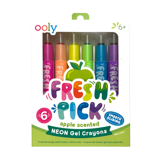 Fresh Pick: Apple Scented Gel Crayons (Set of 6)