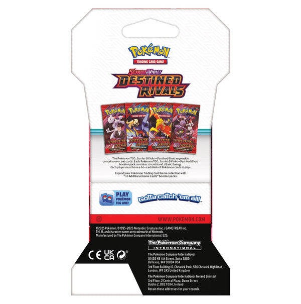 Pokémon TCG: Destined Rivals: Sleeved Booster Pack