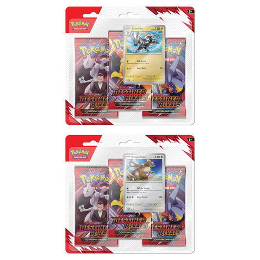 Pokémon TCG Destined Rivals: 3-Booster Blister