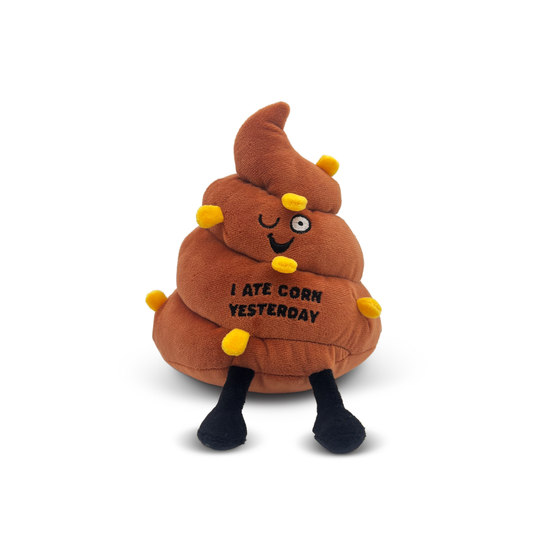 Plush Poop - I Ate Corn