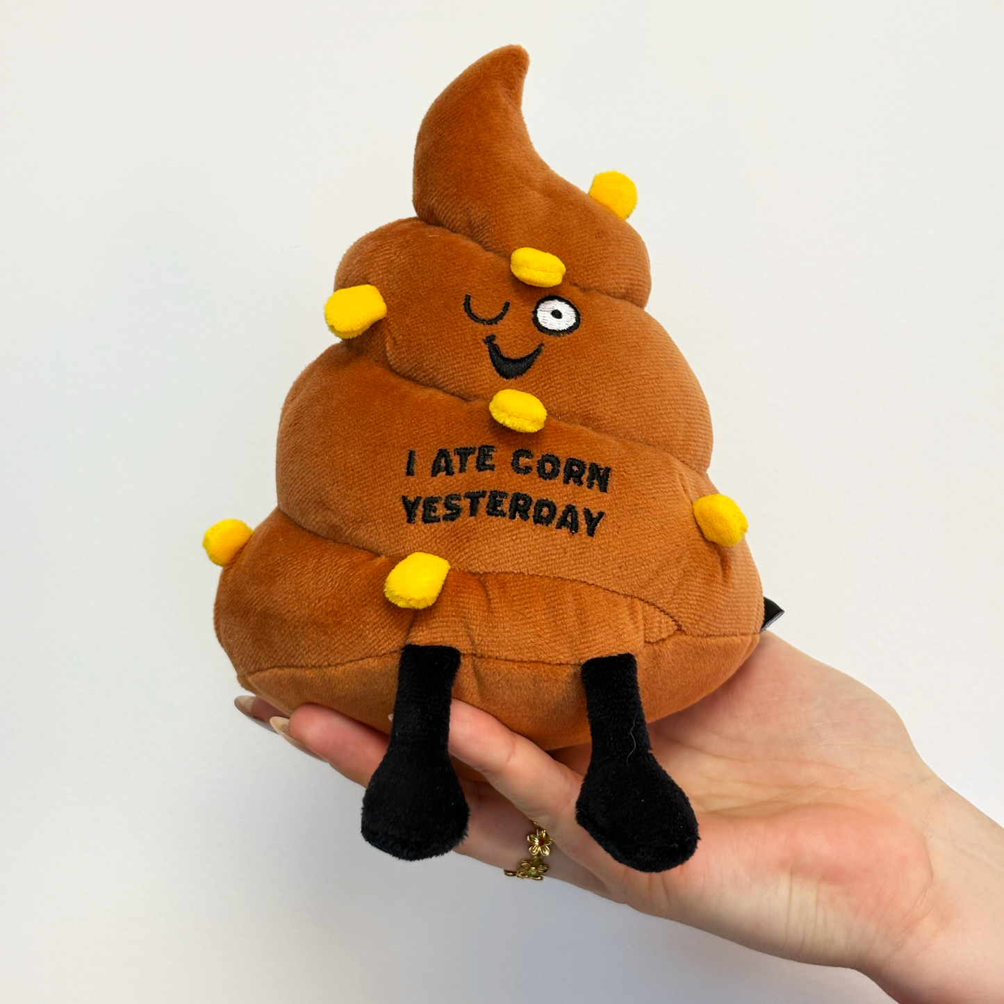 Plush Poop - I Ate Corn