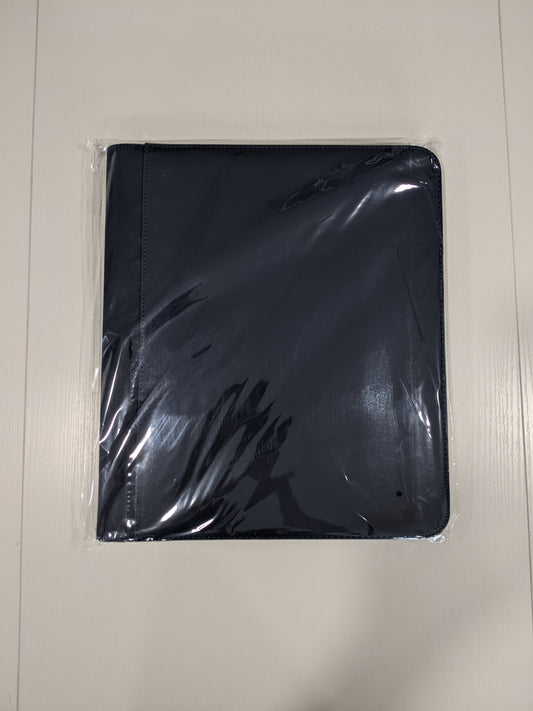 Generic 9-Pocket Zippered Toploader Binder - Dark Blue (Holds 252)