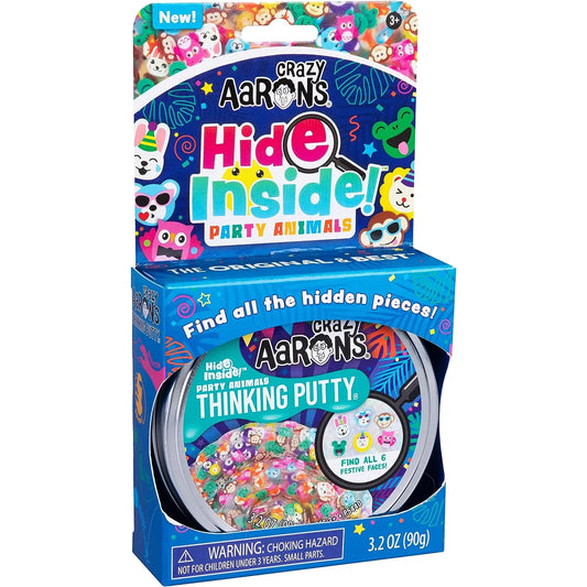 Crazy Aaron's Party Animal - Full Size 4" Thinking Putty Tin