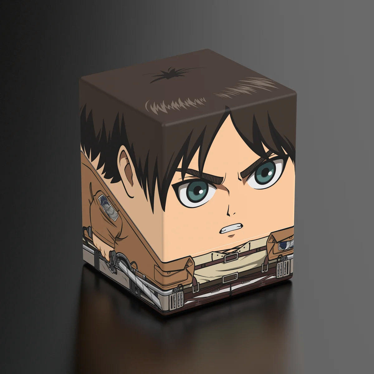 Squaroes Boulder 100+ Deck Box Attack on Titan Eren Jäger 1ct