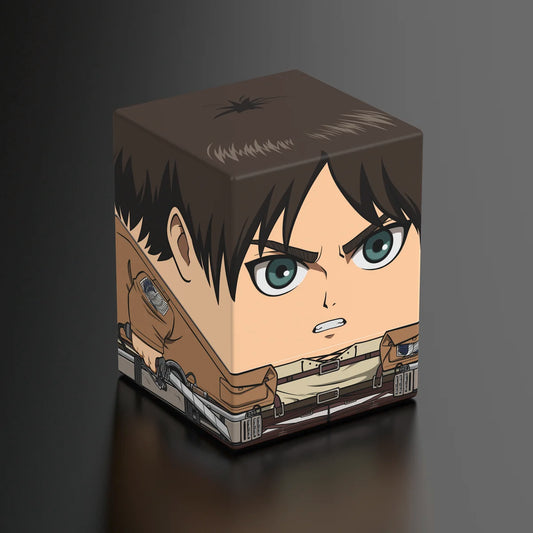 Squaroes Boulder 100+ Deck Box Attack on Titan Eren Jäger 1ct