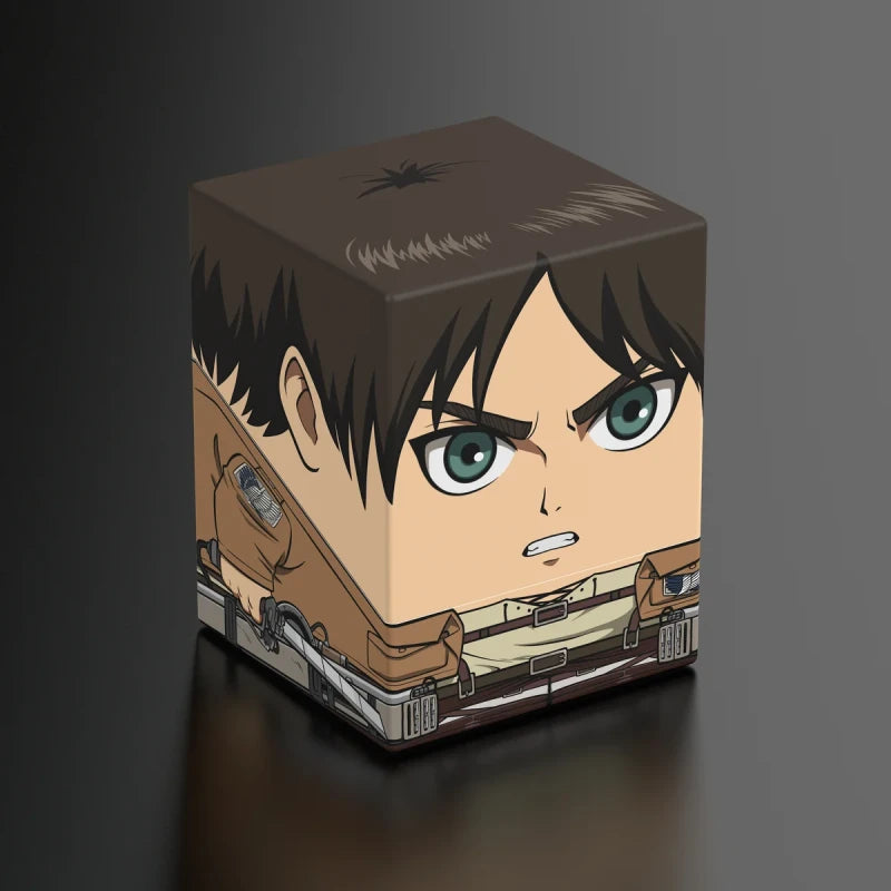 Squaroes Boulder 100+ Deck Box Attack on Titan Eren Jäger 1ct