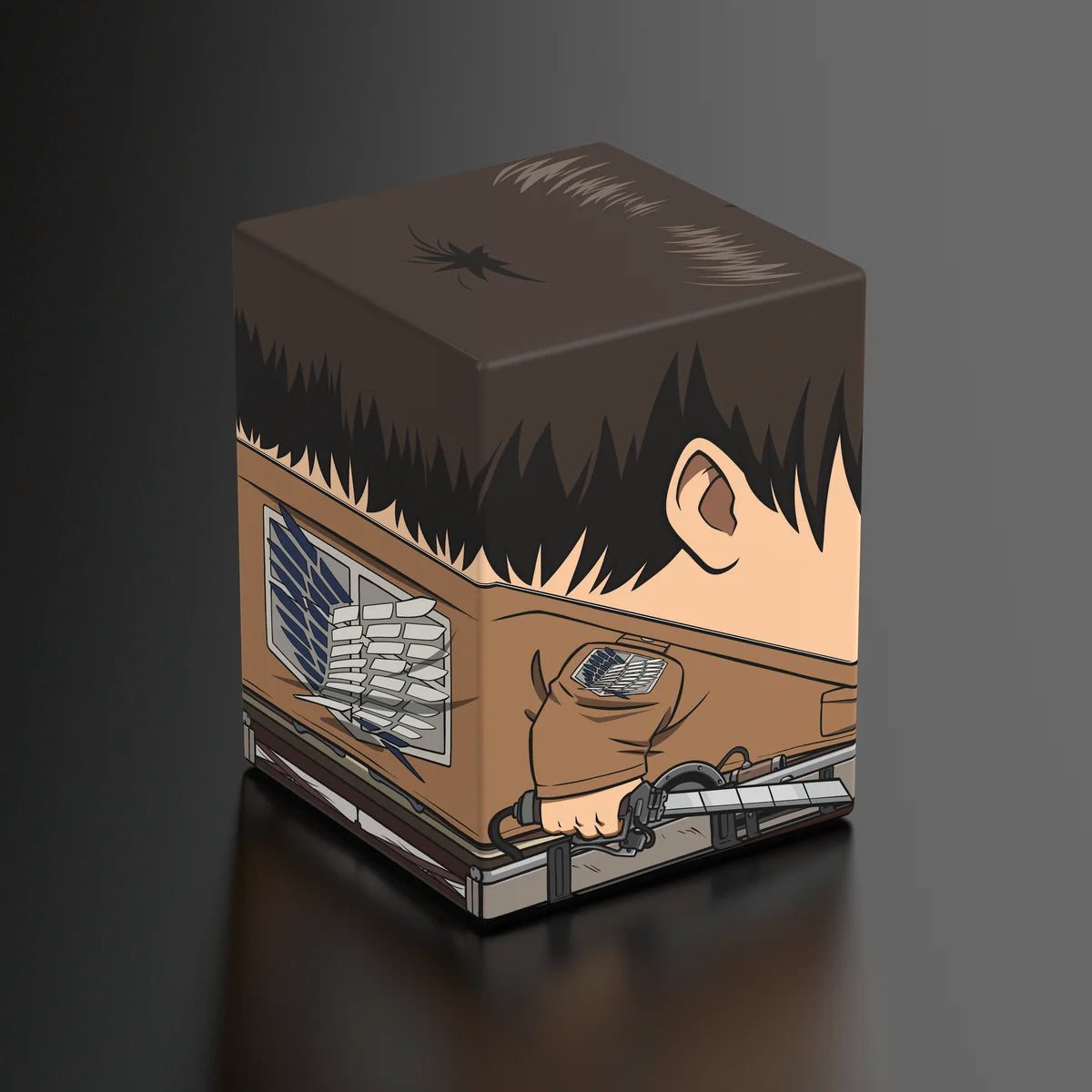 Squaroes Boulder 100+ Deck Box Attack on Titan Eren Jäger 1ct