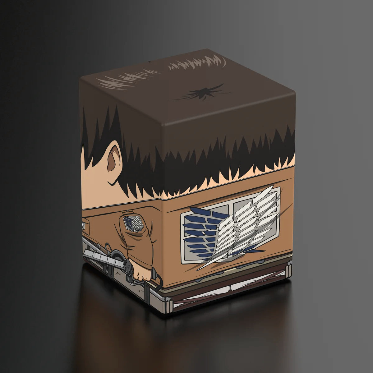 Squaroes Boulder 100+ Deck Box Attack on Titan Eren Jäger 1ct
