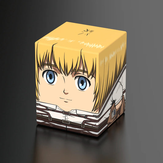 Squaroes Boulder 100+ Deck Box Attack on Titan Armin Arlert 1ct