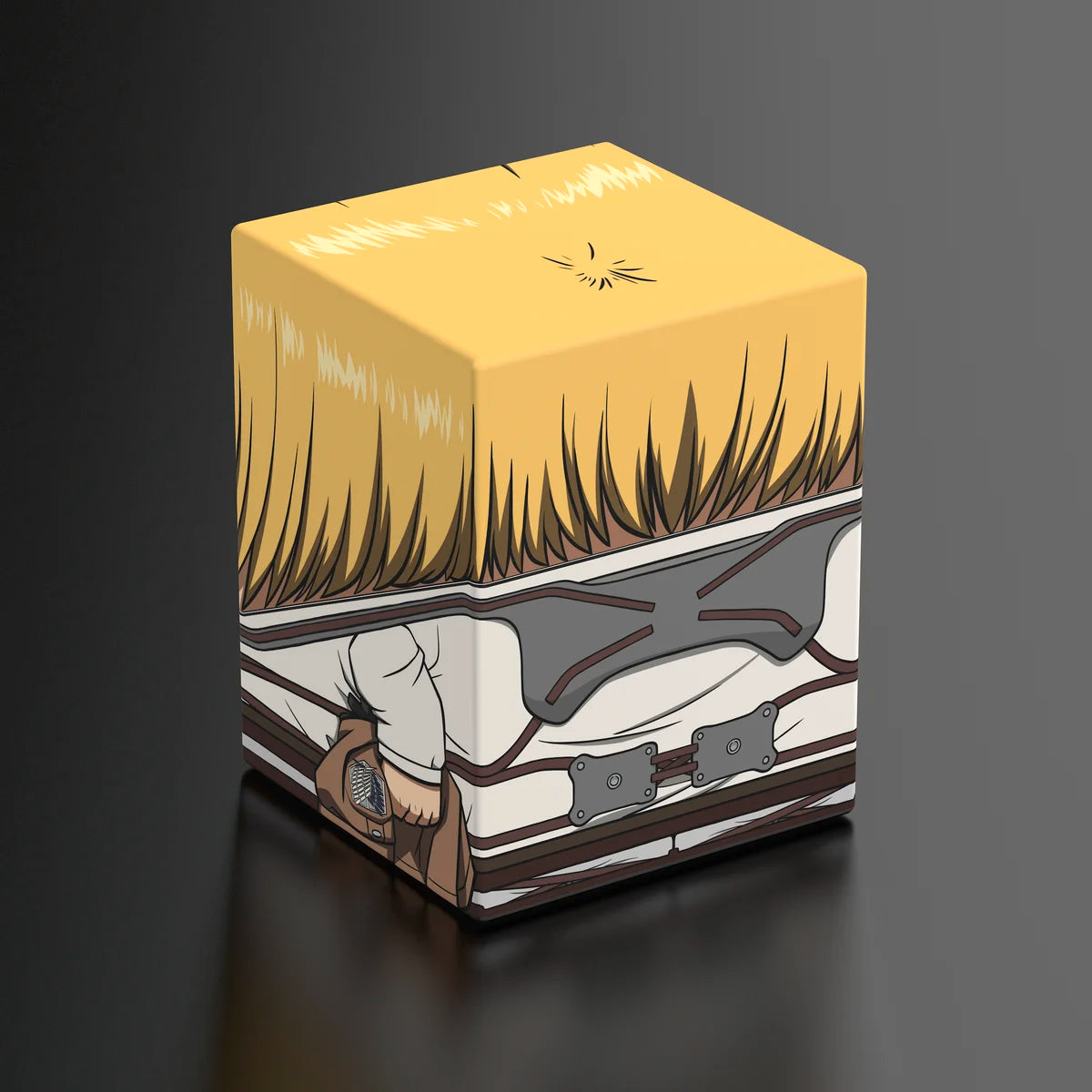 Squaroes Boulder 100+ Deck Box Attack on Titan Armin Arlert 1ct