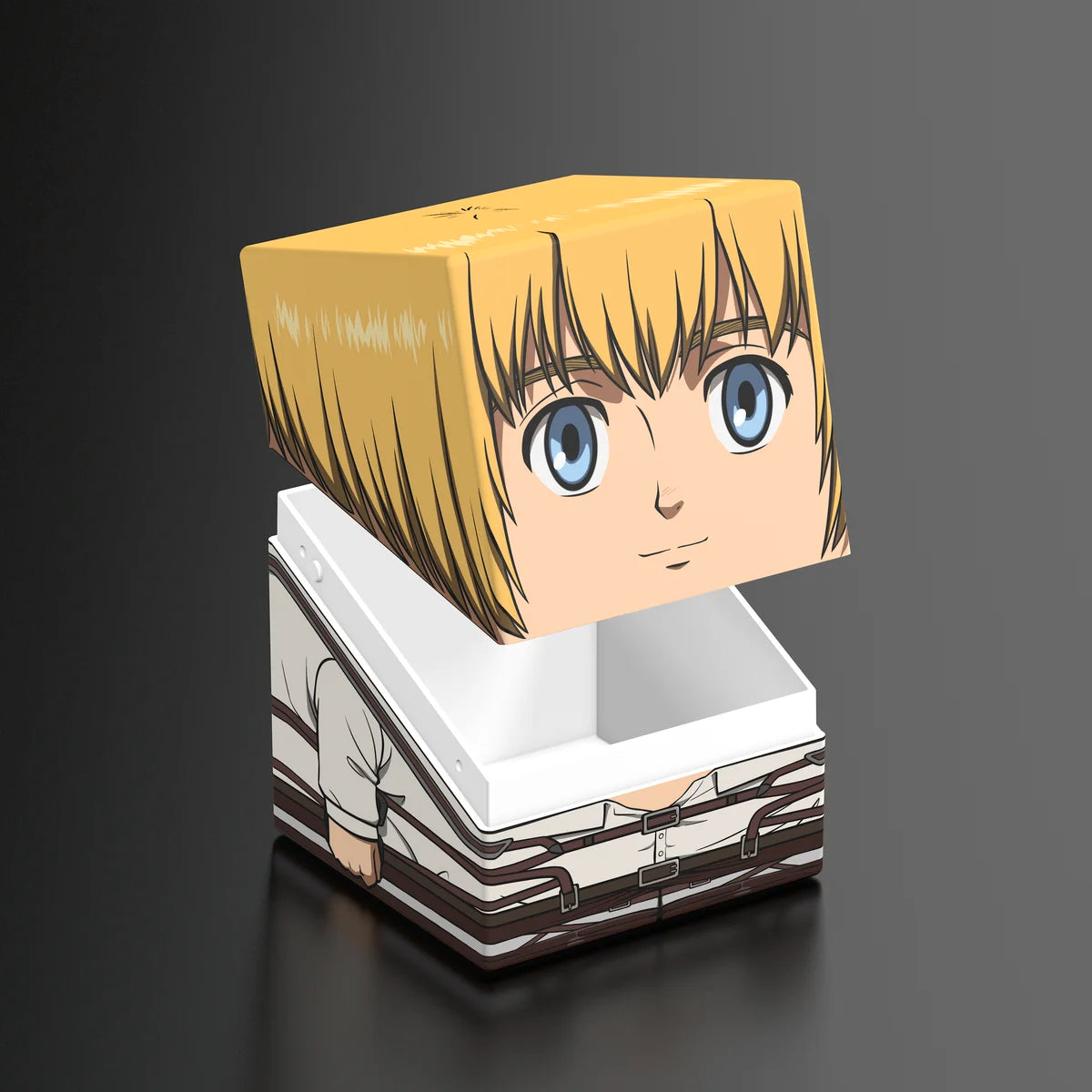 Squaroes Boulder 100+ Deck Box Attack on Titan Armin Arlert 1ct