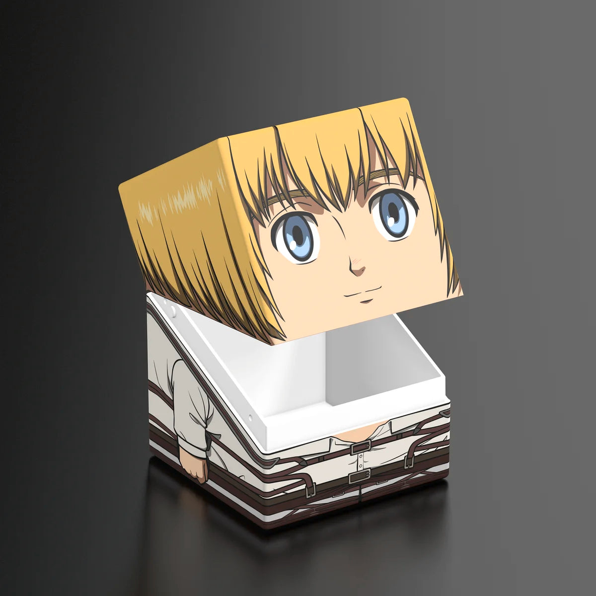 Squaroes Boulder 100+ Deck Box Attack on Titan Armin Arlert 1ct