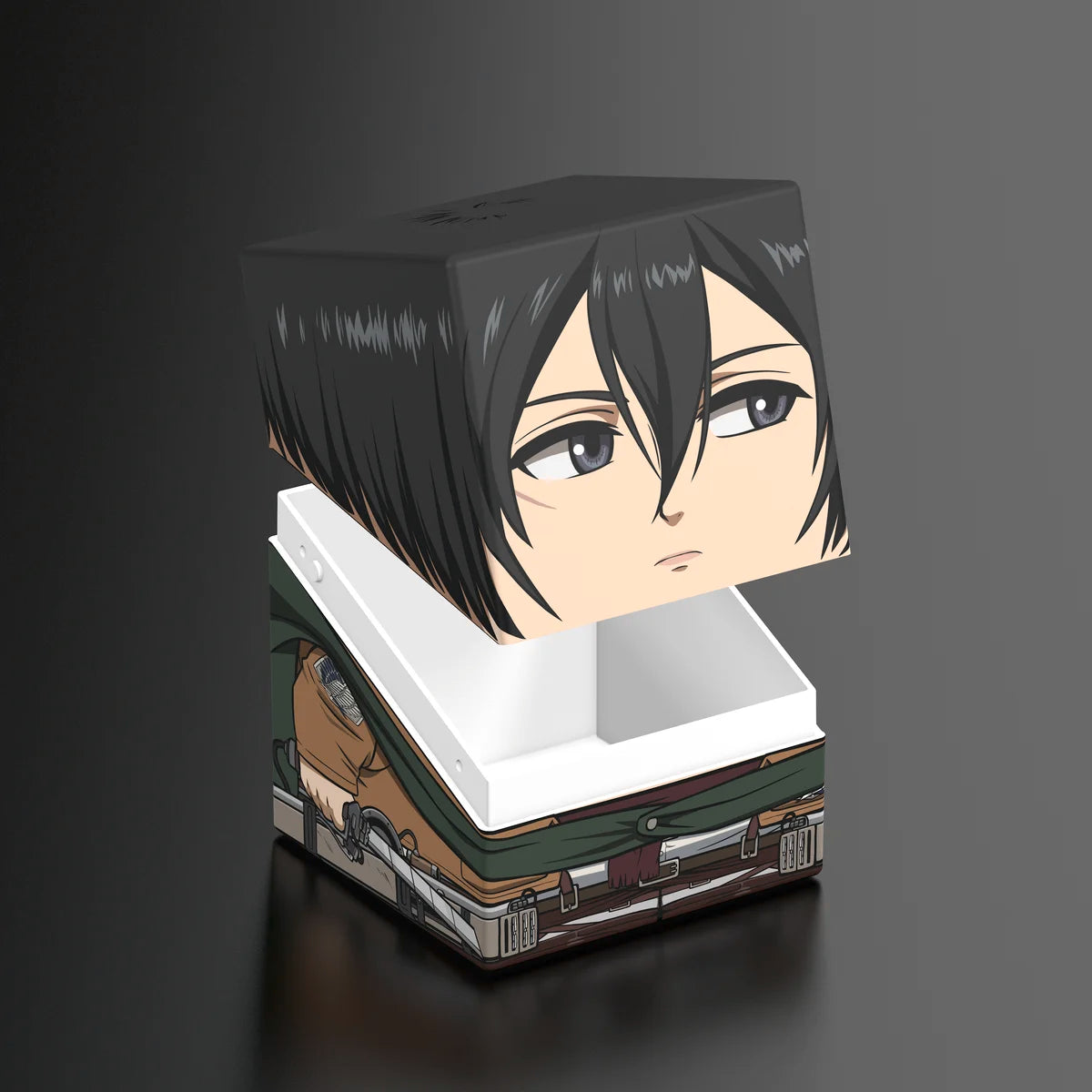 Squaroes Boulder 100+ Deck Box Attack on Titan Mikasa Ackermann 1ct