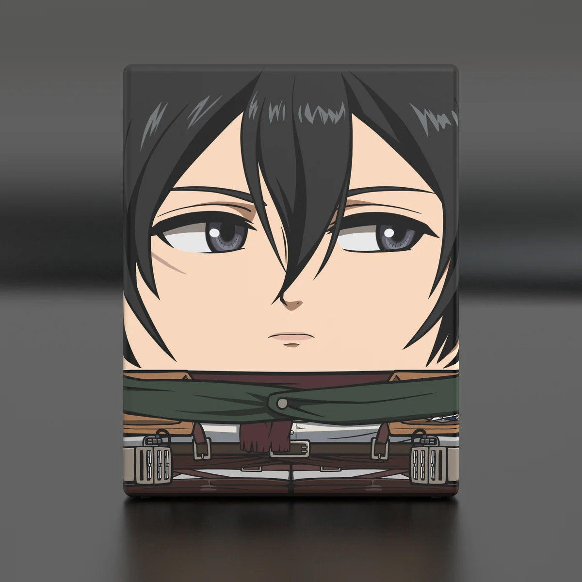 Squaroes Boulder 100+ Deck Box Attack on Titan Mikasa Ackermann 1ct
