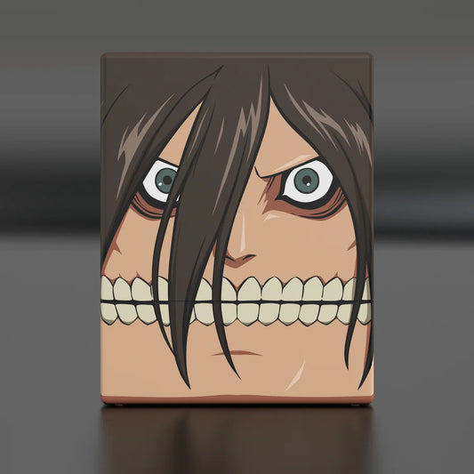 Squaroes Boulder 100+ Deck Box Attack on Titan Attack Titan 1ct