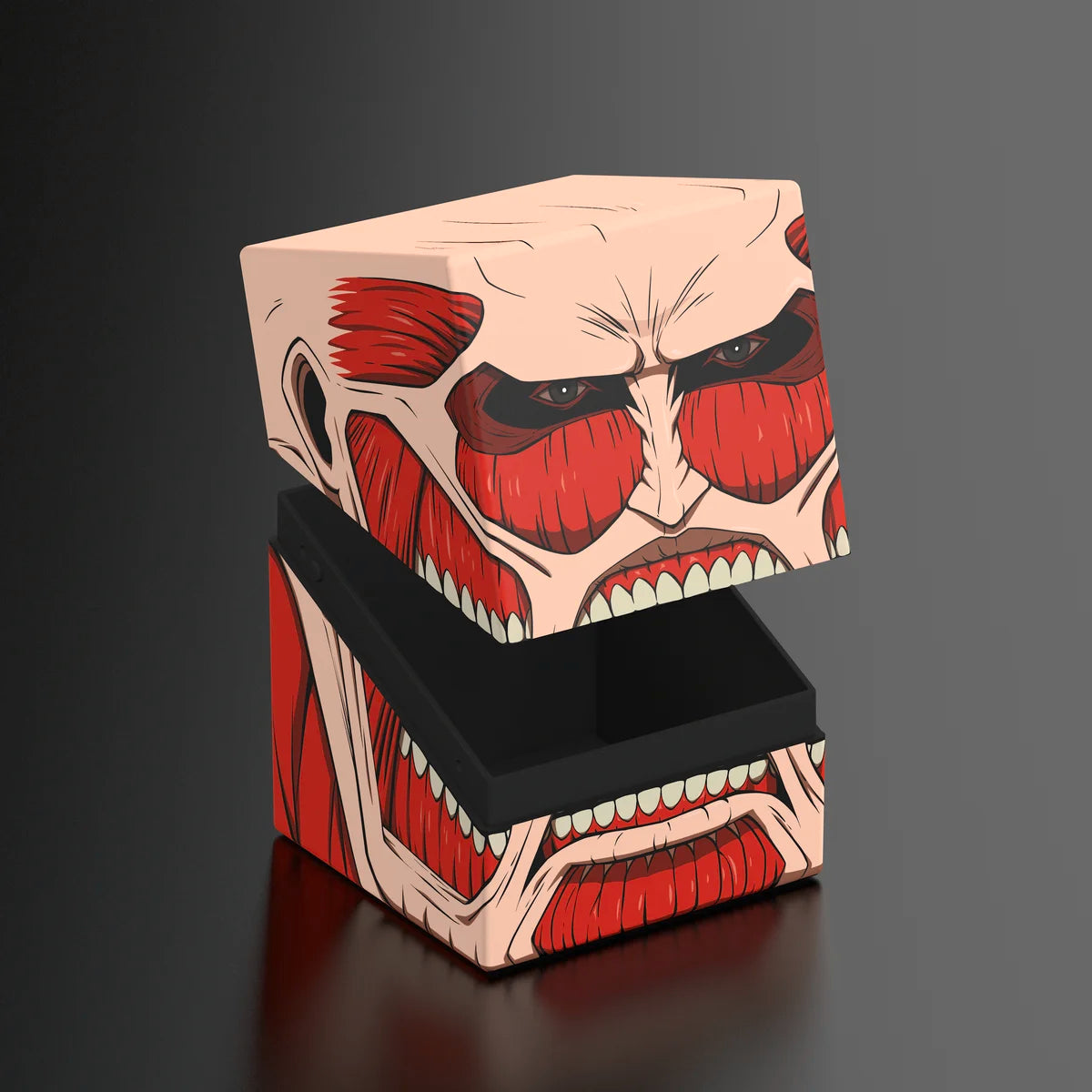 Squaroes Boulder 100+ Deck Box Attack on Titan Colossal Titan 1ct