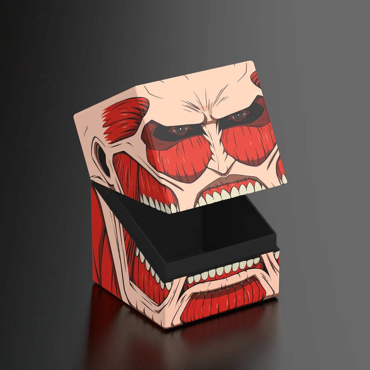 Squaroes Boulder 100+ Deck Box Attack on Titan Colossal Titan 1ct