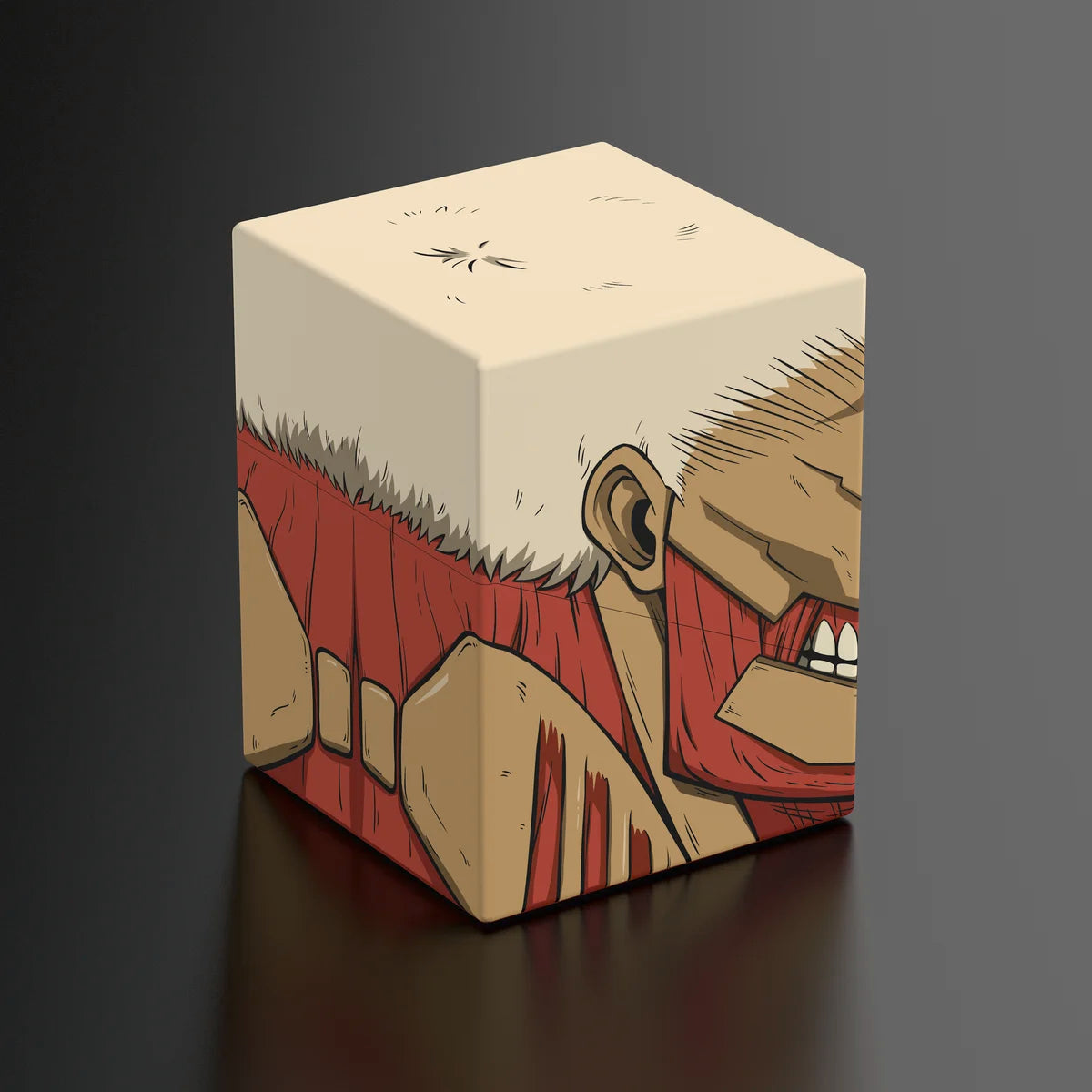 Squaroes Boulder 100+ Deck Box Attack on Titan Armored Titan 1ct