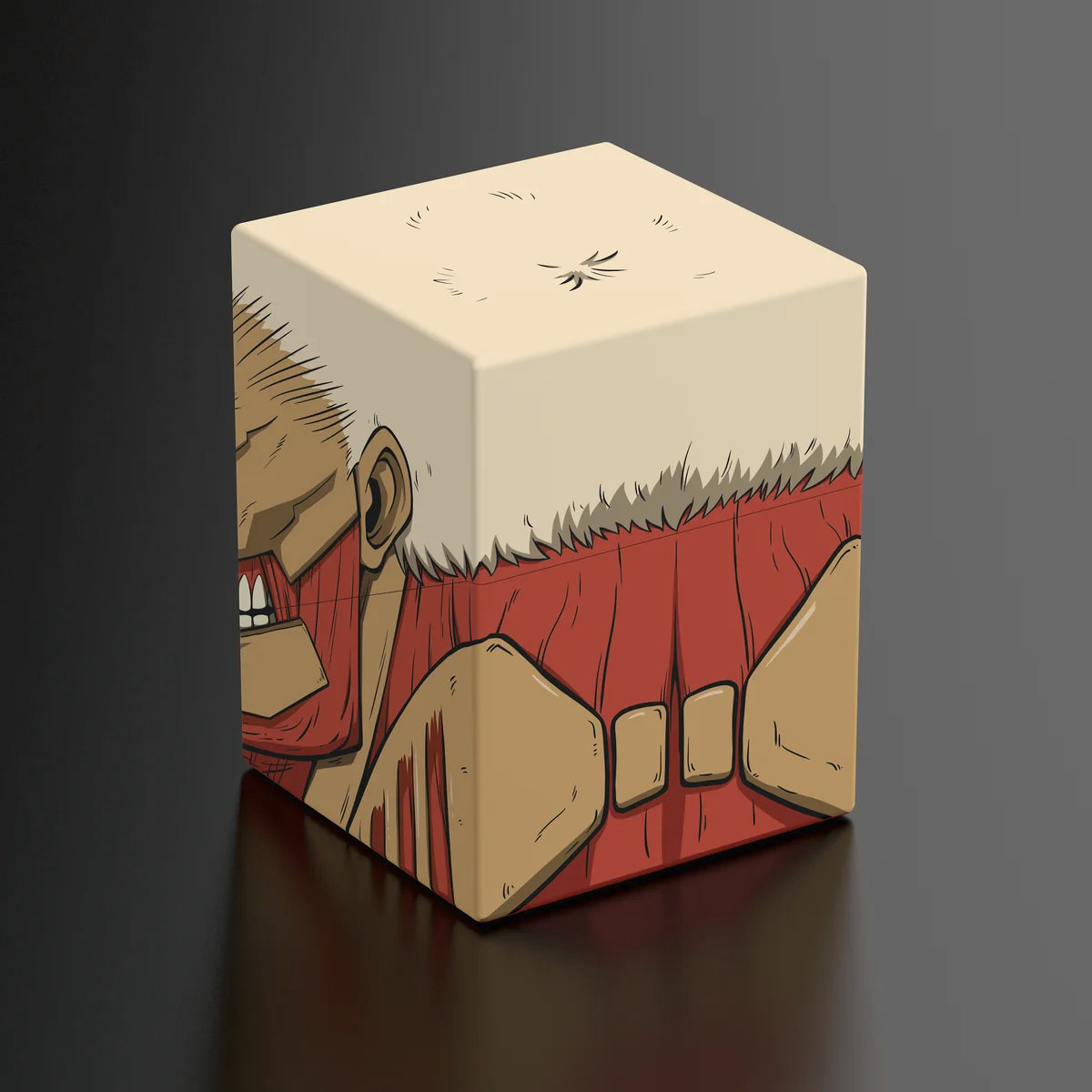 Squaroes Boulder 100+ Deck Box Attack on Titan Armored Titan 1ct