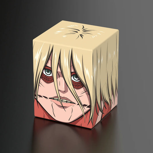 Squaroes Boulder 100+ Deck Box Attack on Titan Female Titan 1ct