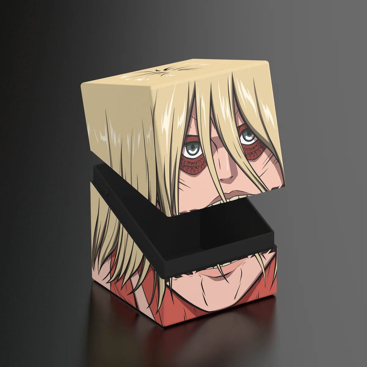 Squaroes Boulder 100+ Deck Box Attack on Titan Female Titan 1ct
