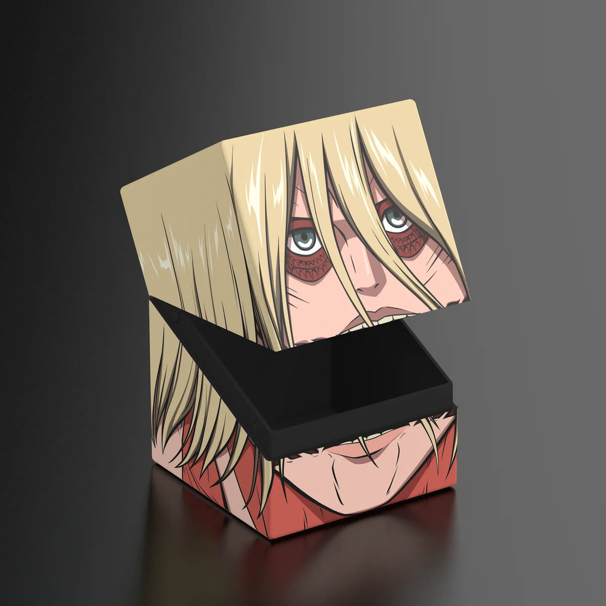 Squaroes Boulder 100+ Deck Box Attack on Titan Female Titan 1ct