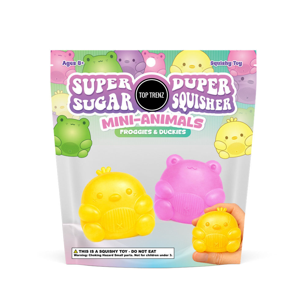 Top Trenz Sugar Duper Sugar Squisher Mini-Animals - Froggies & Duckies