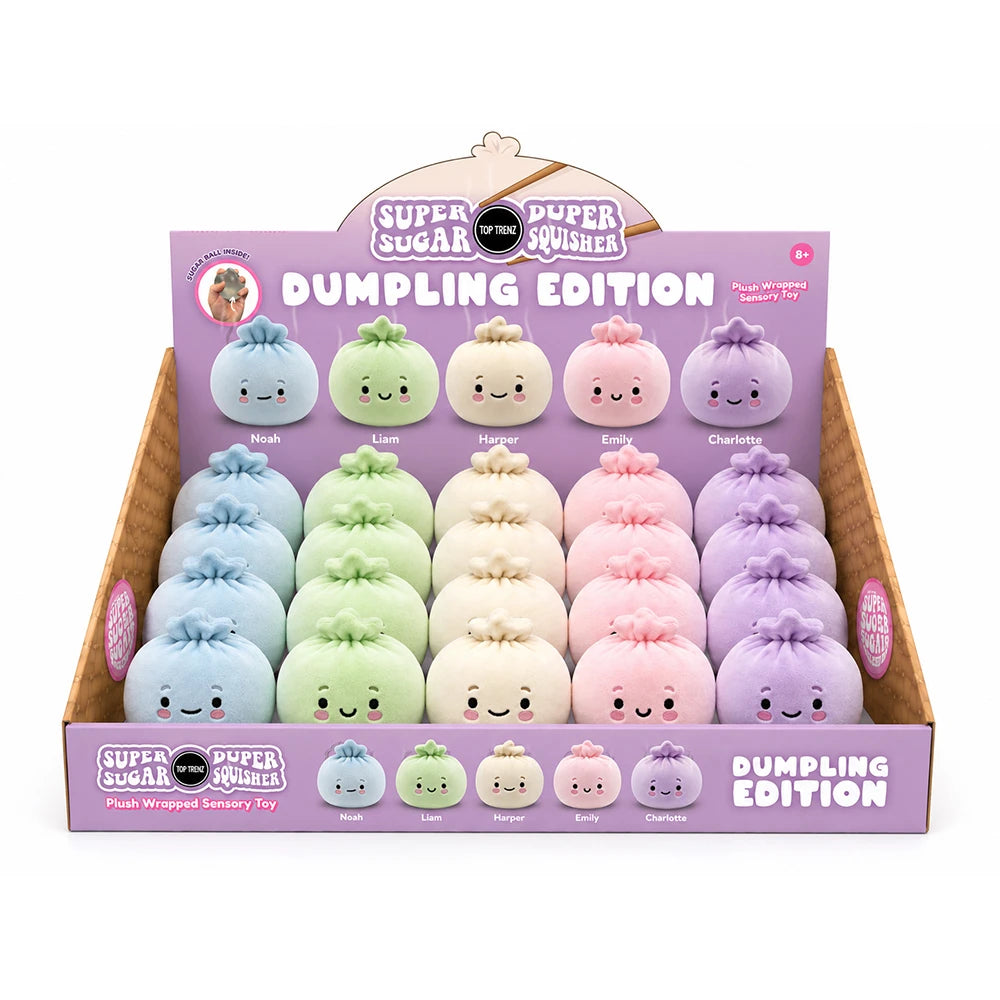 Top Trenz: Super Duper Sugar Squisher Plush - Sugar Dumplings