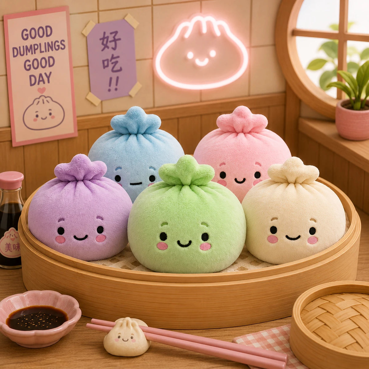 Top Trenz: Super Duper Sugar Squisher Plush - Sugar Dumplings