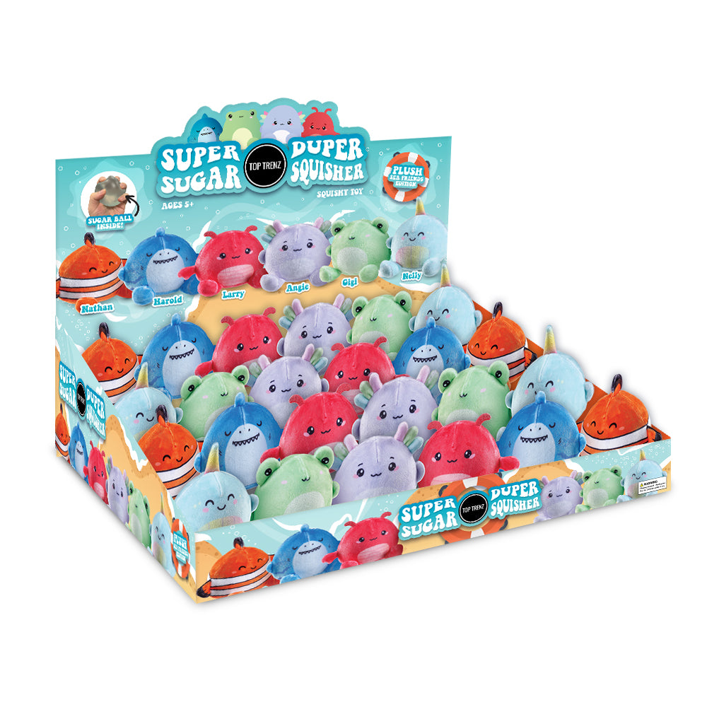 Super Duper SugarSquisher-Plush SeaFriends Edition