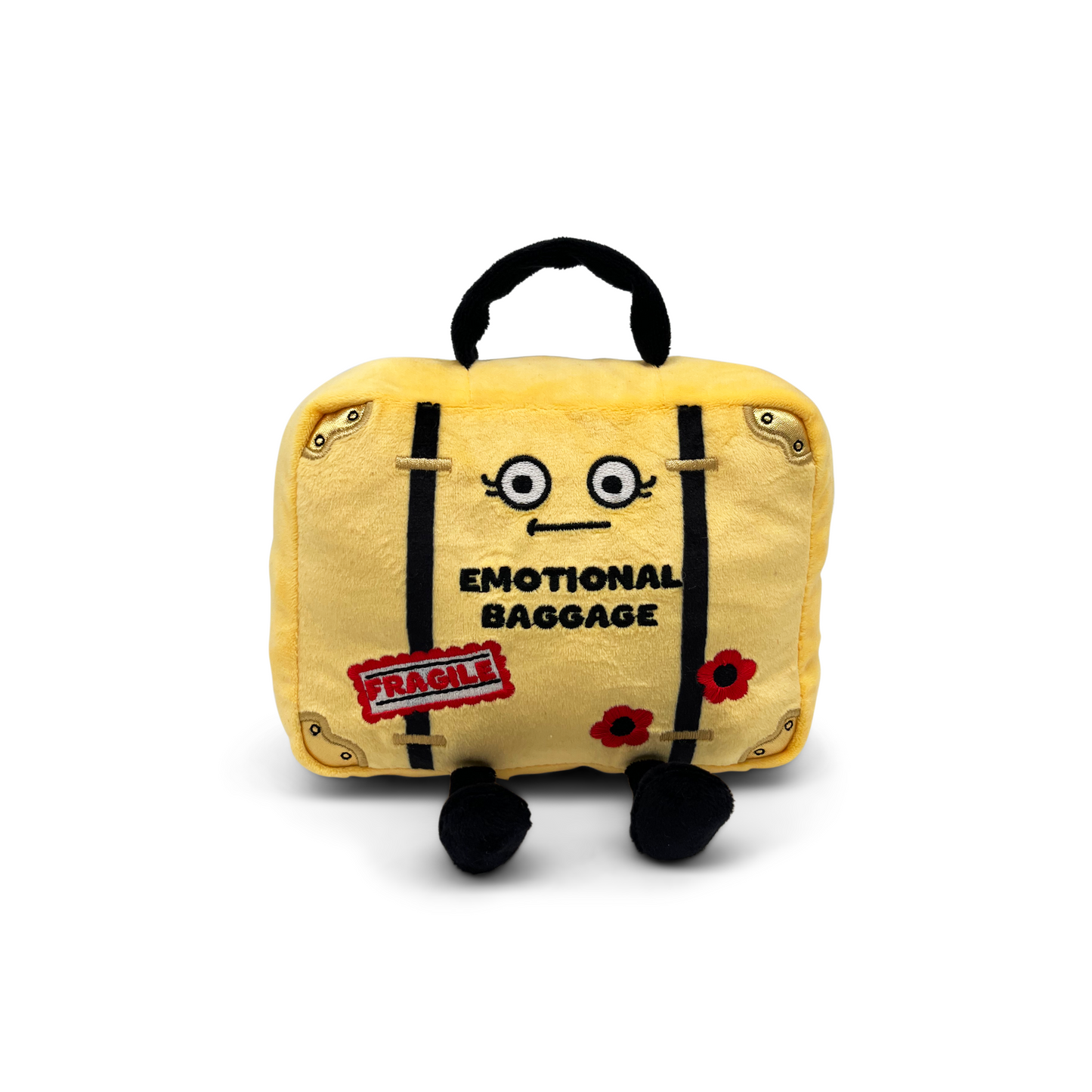 Punchkins Emotional Baggage Suitcase Plush – Funny Travel Plush Gift