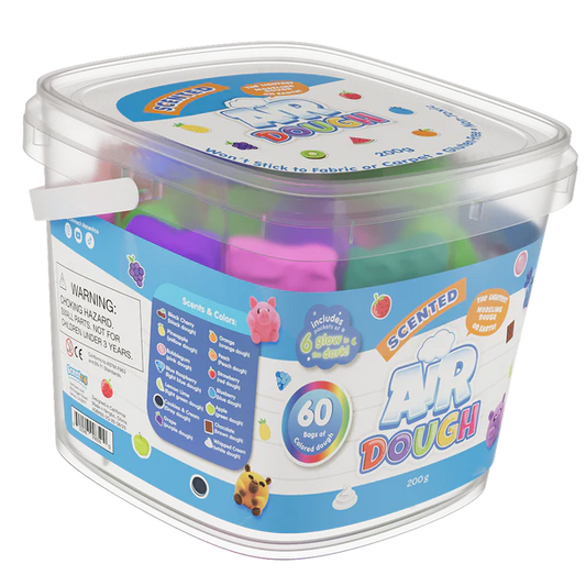 Scented Air Dough Bucket of 60 - 14 Scents
