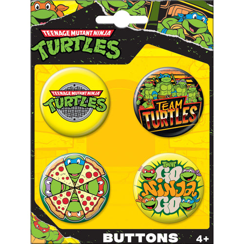 Teenage Mutant Ninja Turtles 4 Button Set 2