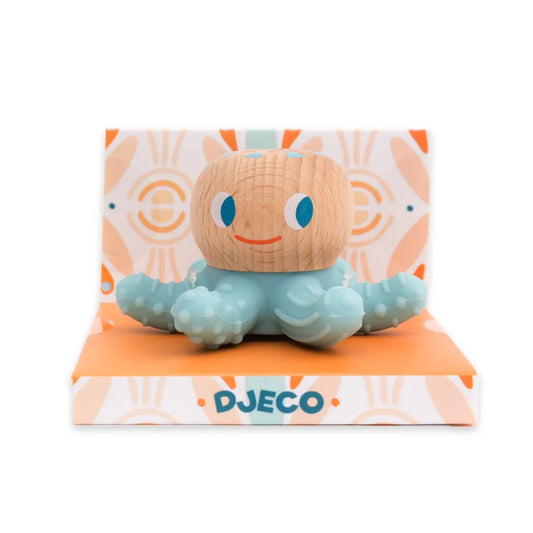 DJECO Baby White Baby Squidi – Teething Toy