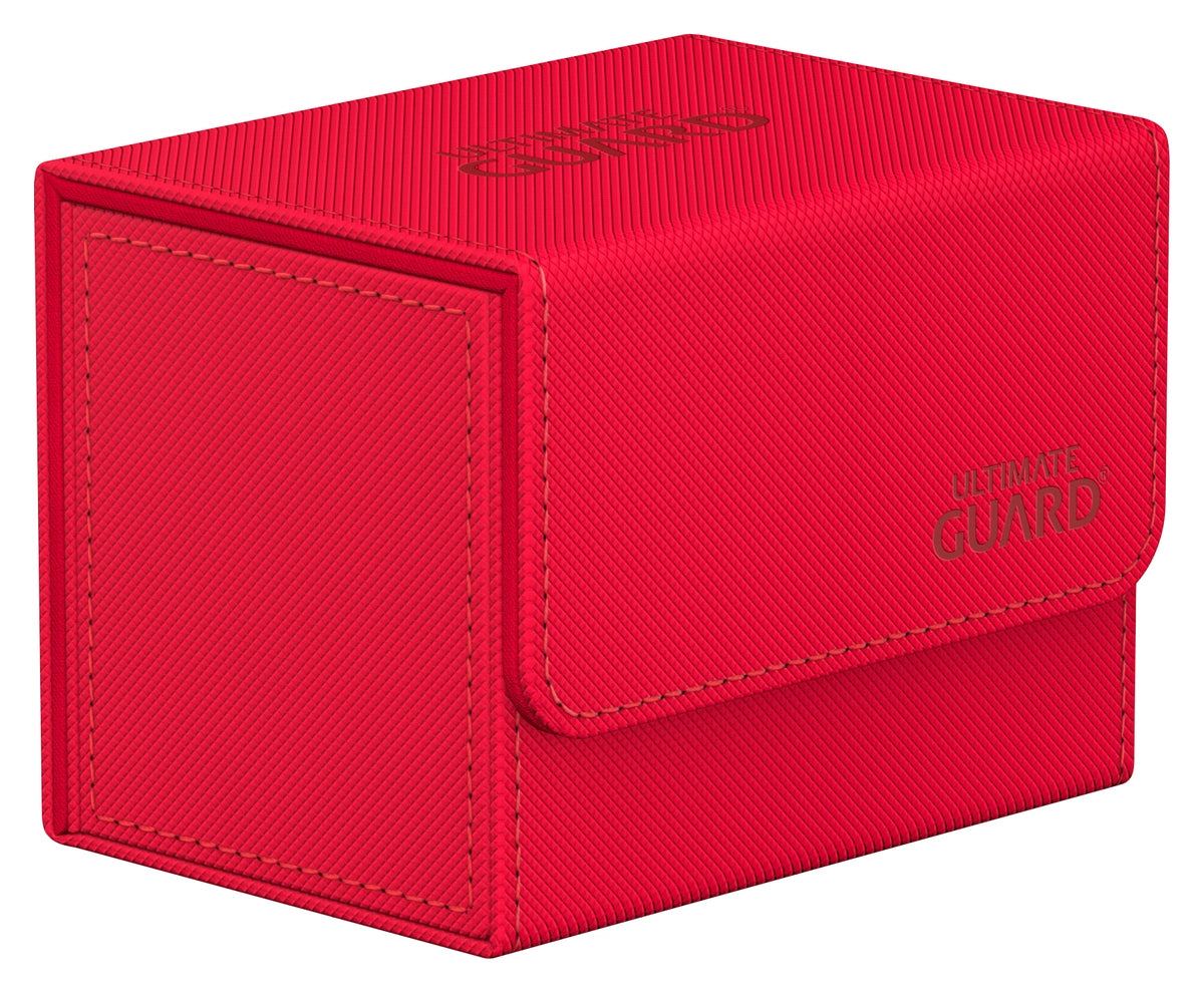 Ultimate Guard 80+ Sidewinder Xenoskin Deck Case – Monocolor Red