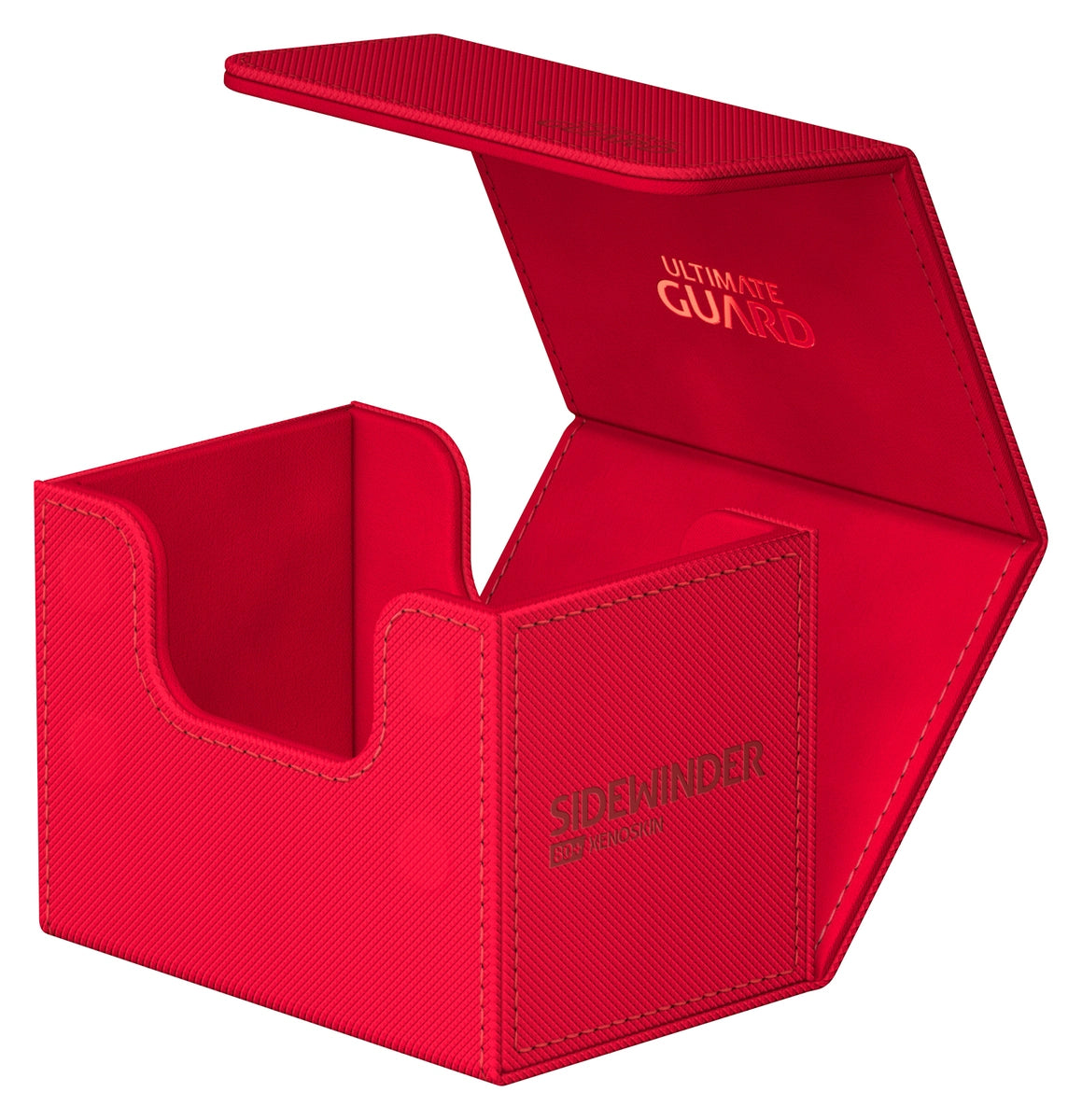 Ultimate Guard 80+ Sidewinder Xenoskin Deck Case – Monocolor Red