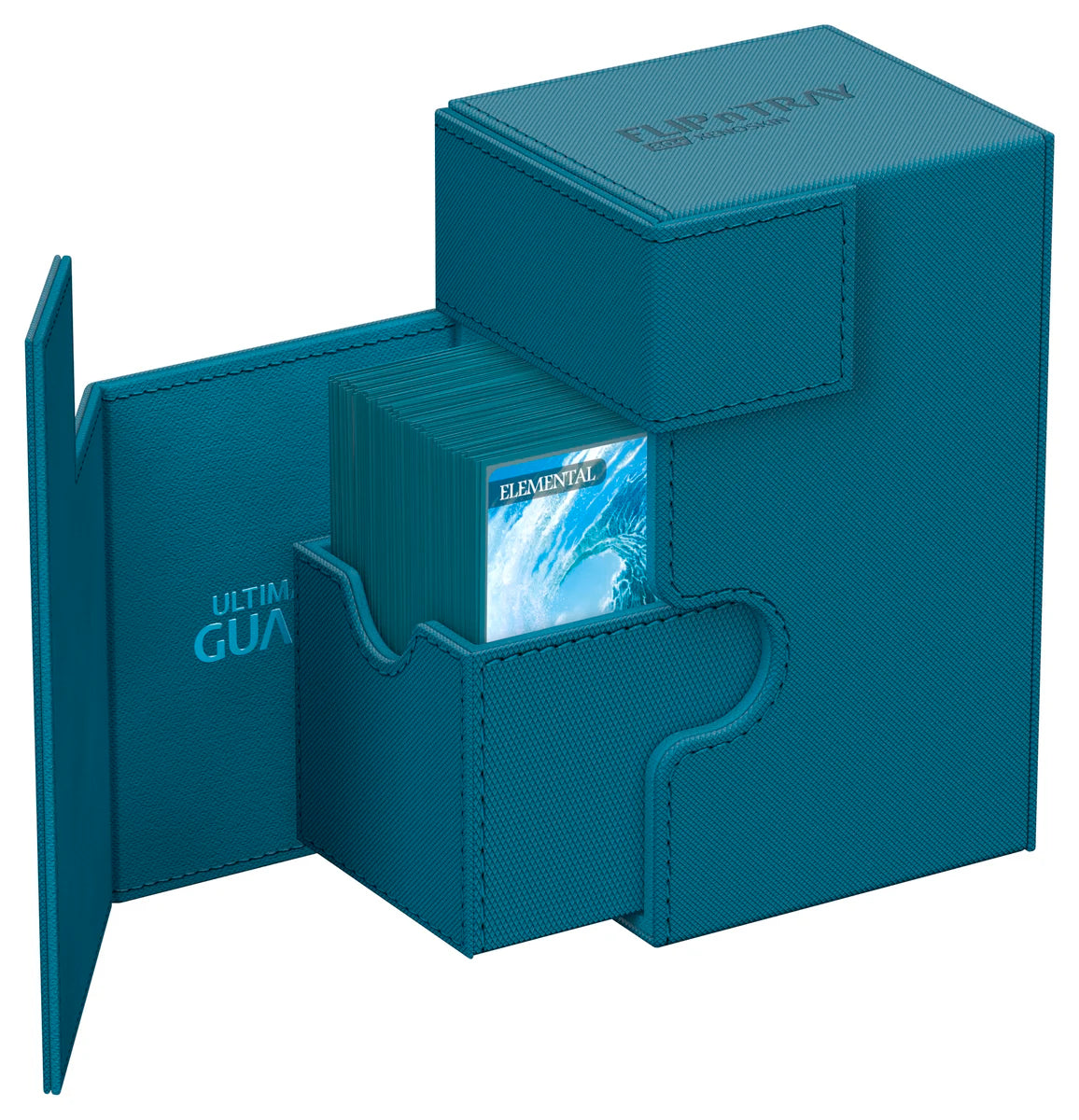 Ultimate Guard 80+ Flip’n’Tray Deck Case – Monocolor Petrol